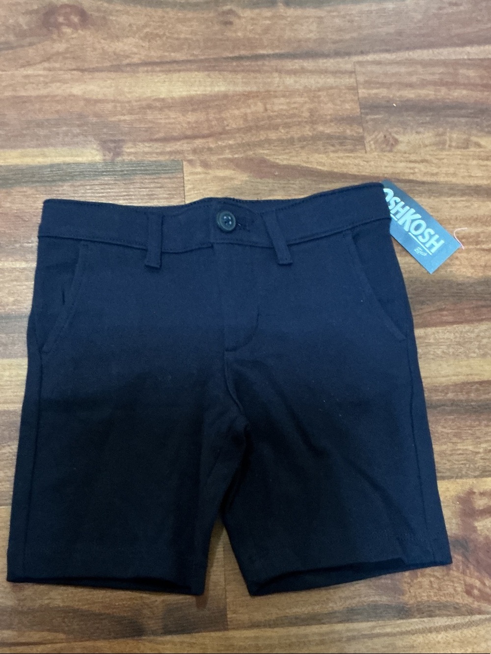 OshKosh B'gosh Navy Knit Pull-On Girls' Shorts sz 5 nwt